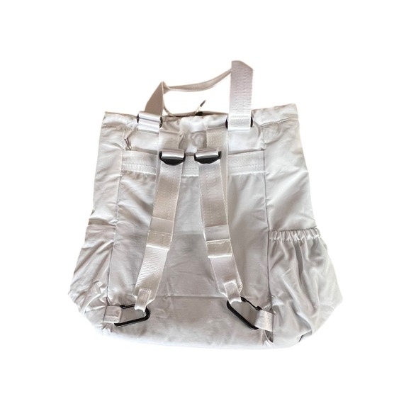 Vuori V1 Convertible Bag White Nylon Convertible Backpack Tote - Picture 8 of 12